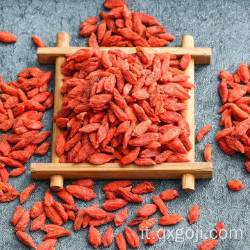 Le bacche di goji superfood organiche di alimentazione di fabbrica